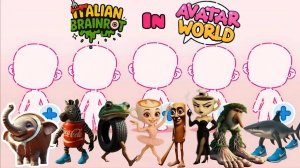 ТУНГ ТУНГ САХУР ШОКИРУЕТ АВАТАР WORLD! Как создать легендарных персонажей итальянских мемов за 5 мин