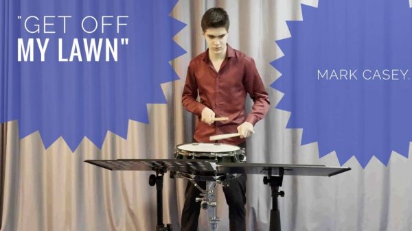 Mark Casey. "GET OFF MY LAWN"