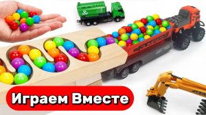 Успокаивающие АСМР видео для сна ! Машинки и шарики ! Видео для детей