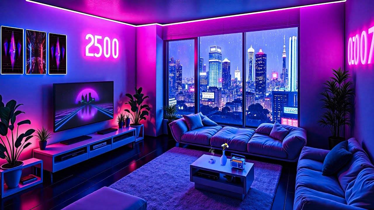 1990's Retro Lofi Nostalgia 🌆 Lofi Hip Hop Beats 🎮 Lofi Rain Playlist смотреть онлайн