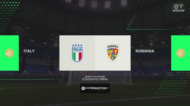Italy Vs Romania 05 Чемпионат Мира 1/16 Финала по версии игры FC 25 на PS5