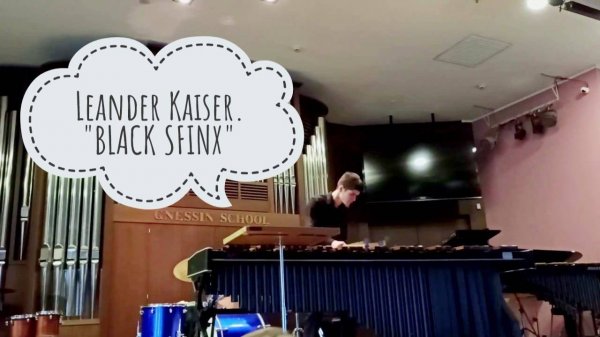 By Leander Kaiser.       "BLACK SFINX"