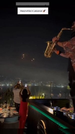 вовремя атаки на Израиль в Ливане восторг