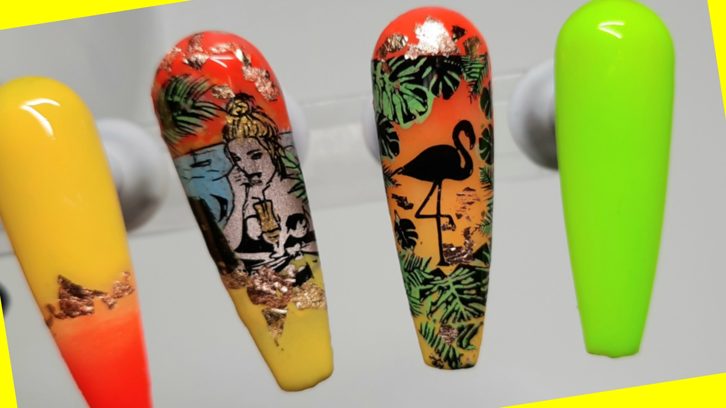 *670*Яркий Летний дизайн.Градиент.Стемпинг. смотреть онлайн