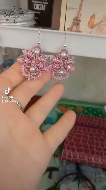 Нежные Серьги Фриволите