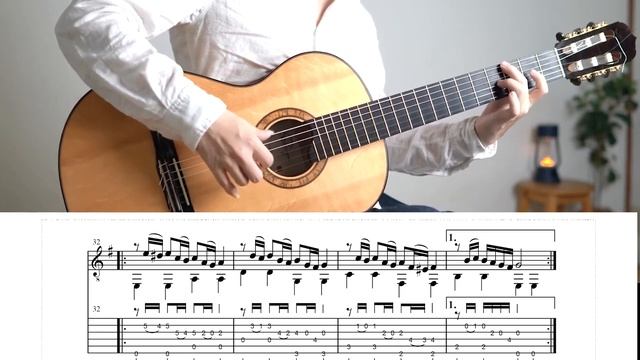 A TOWN WITH AN OCEAN VIEW (Kiki's Delivery Service) на Гитаре. Уроки гитары. Ноты и Табы для Гитары смотреть онлайн