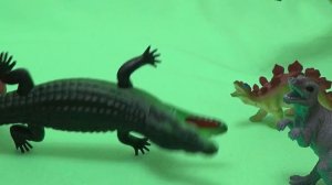 Динозавры. Крокодил игрушки Динозавры играют в прятки.Мультик игрушки. Видео для детей