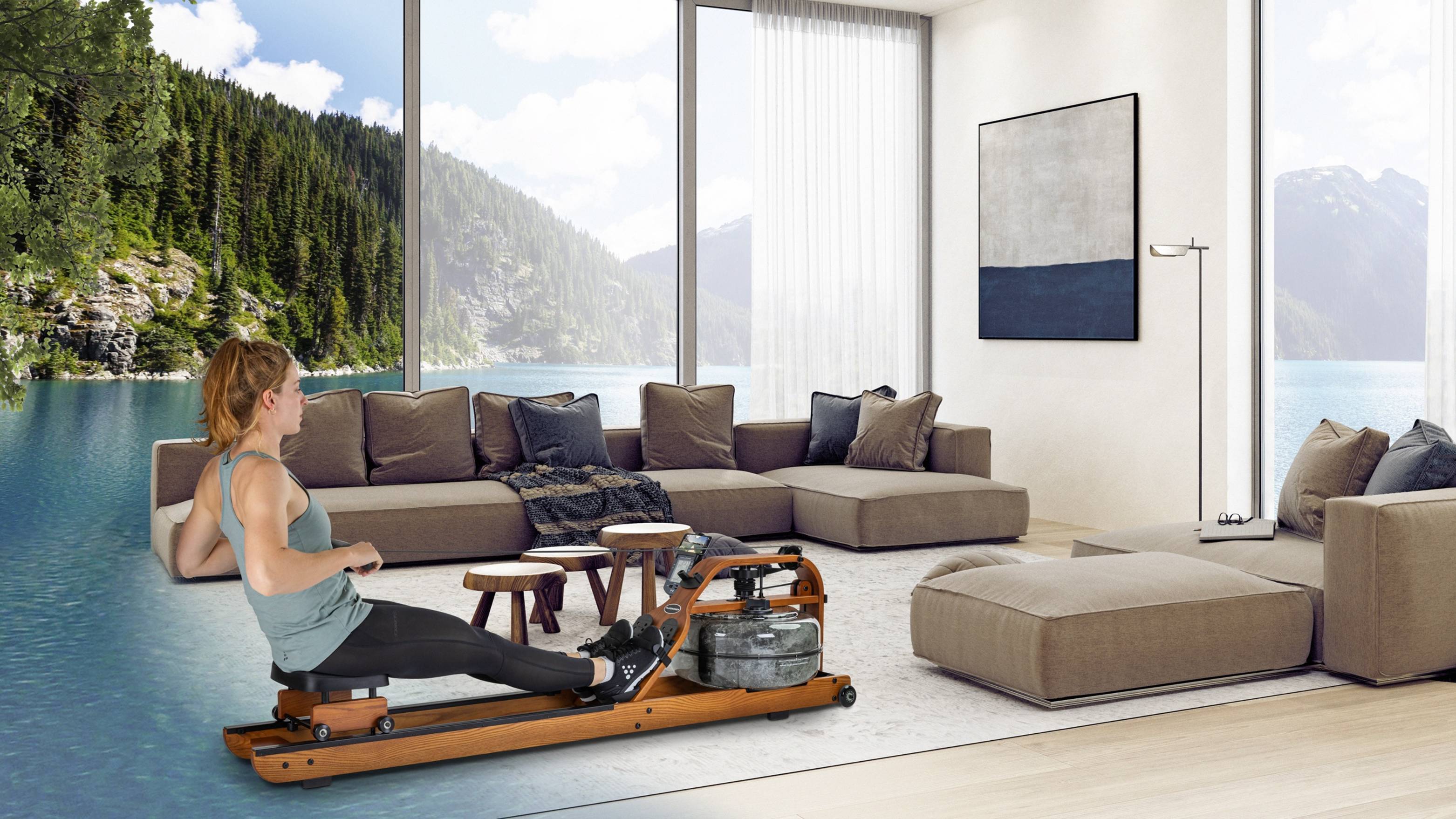 ГРЕБНОЙ ТРЕНАЖЕР FLUID ROWER VIKING 3 V