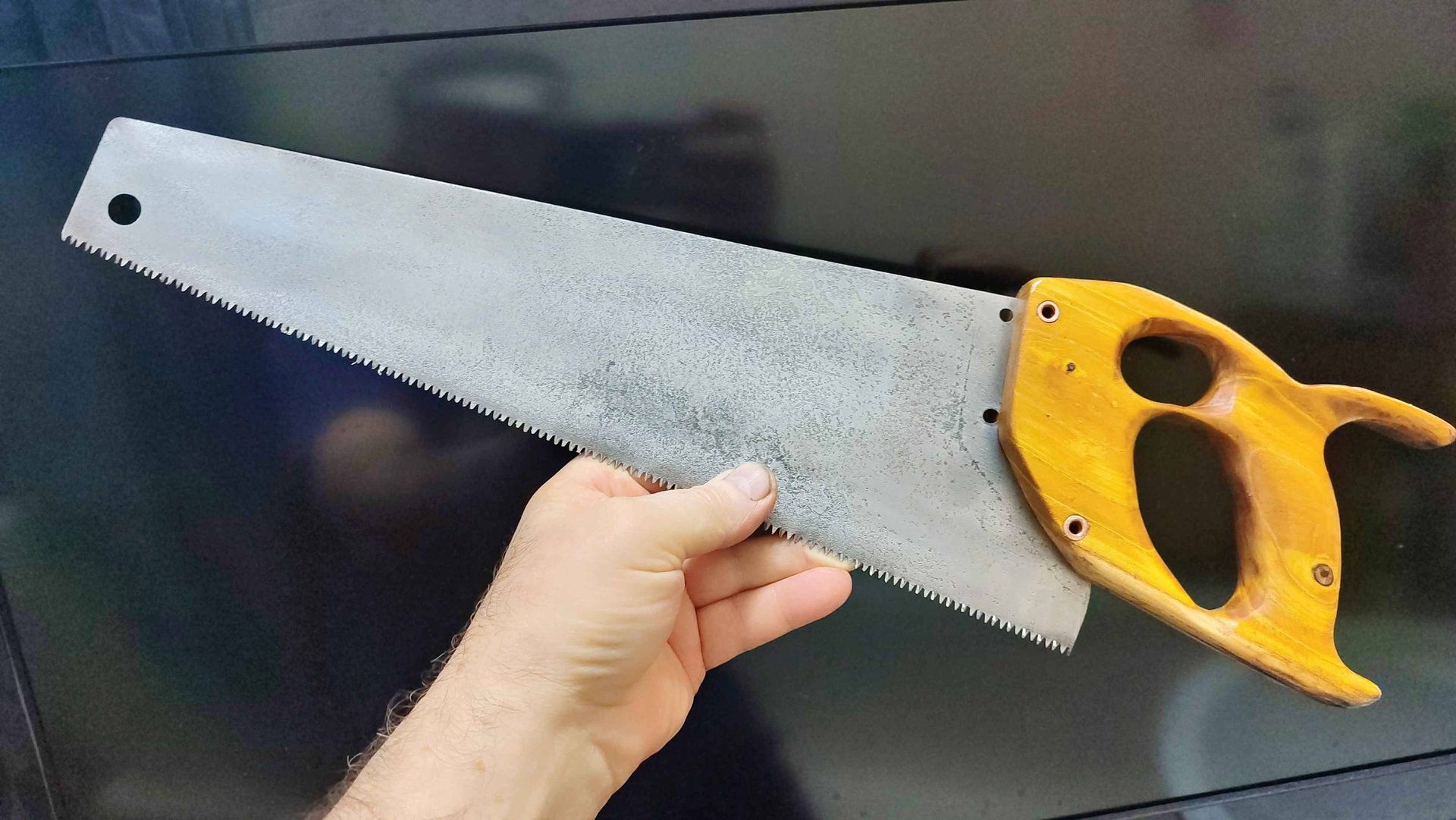 Эргономичная рукоятка пилы по дереву. смотреть онлайн