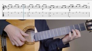 FALLEN DOWN from Undertale на Гитаре. Уроки гитары. Ноты и Табы для Гитары IWAKI Guitar