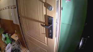 Замена замка на входной двери.