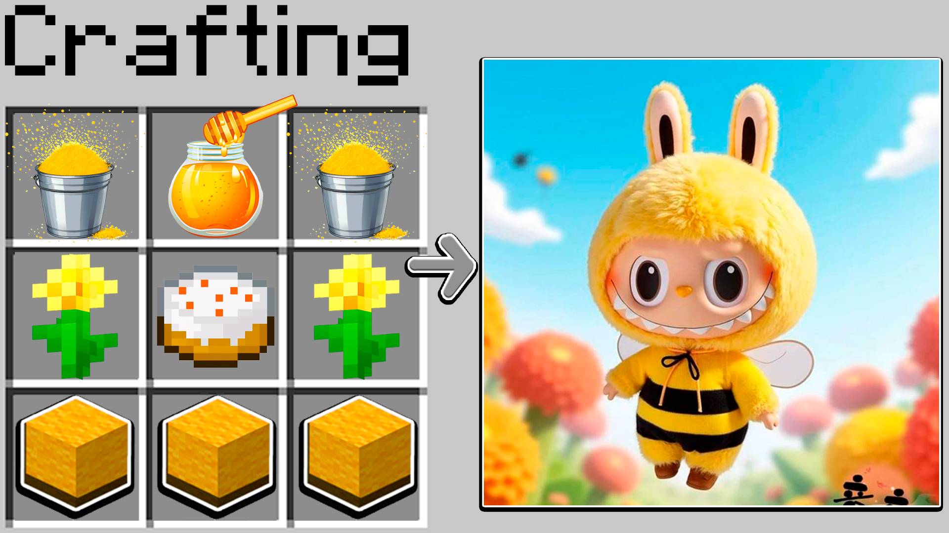 😳 КАК СКРАФТИТЬ ИГРУШКУ ЛАБУБУ В МАЙНКРАФТ? СЕКРЕТНЫЙ КРАФТ смотреть онлайн