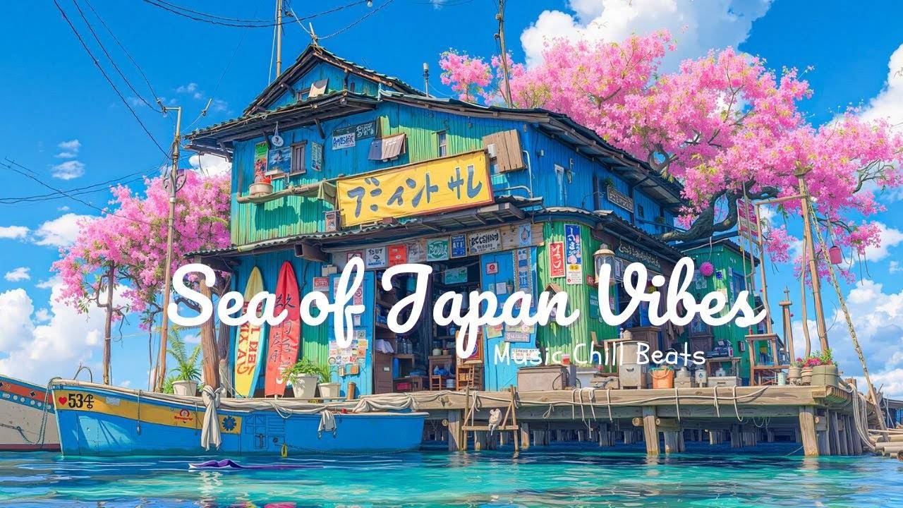 Sea of Japan Vibes 🌊 Lofi Chill Beats & Nature Sounds for Study & Mindfulness, Lofi Ocean Breeze смотреть онлайн