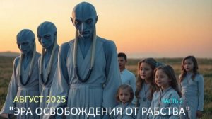 Плеядеанцы: Человечество как эксперимент. Август 2025 - "Эра Освобождения от рабства"