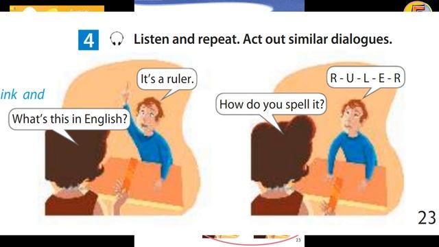 Spotlight 5. Страница 23. Английский язык. 5 класс. Упражнение 4. Listen and repeat. - Прослушай и смотреть онлайн