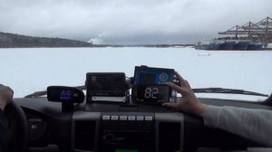 Ice speed test of hovercraft Neptune 23 | Скорость на снегу СВП Нептун 23 - 97 км/ч |