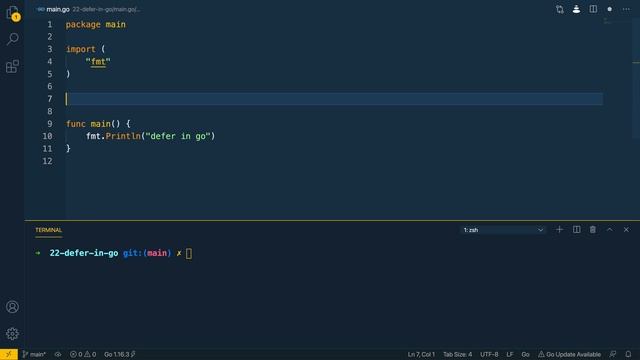 22 - Defer in Go смотреть онлайн