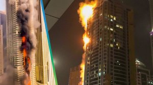 Гигантский небоскреб в Дубае превратился в факел: мощный пожар охватил 67 этажей и длился 14 часов