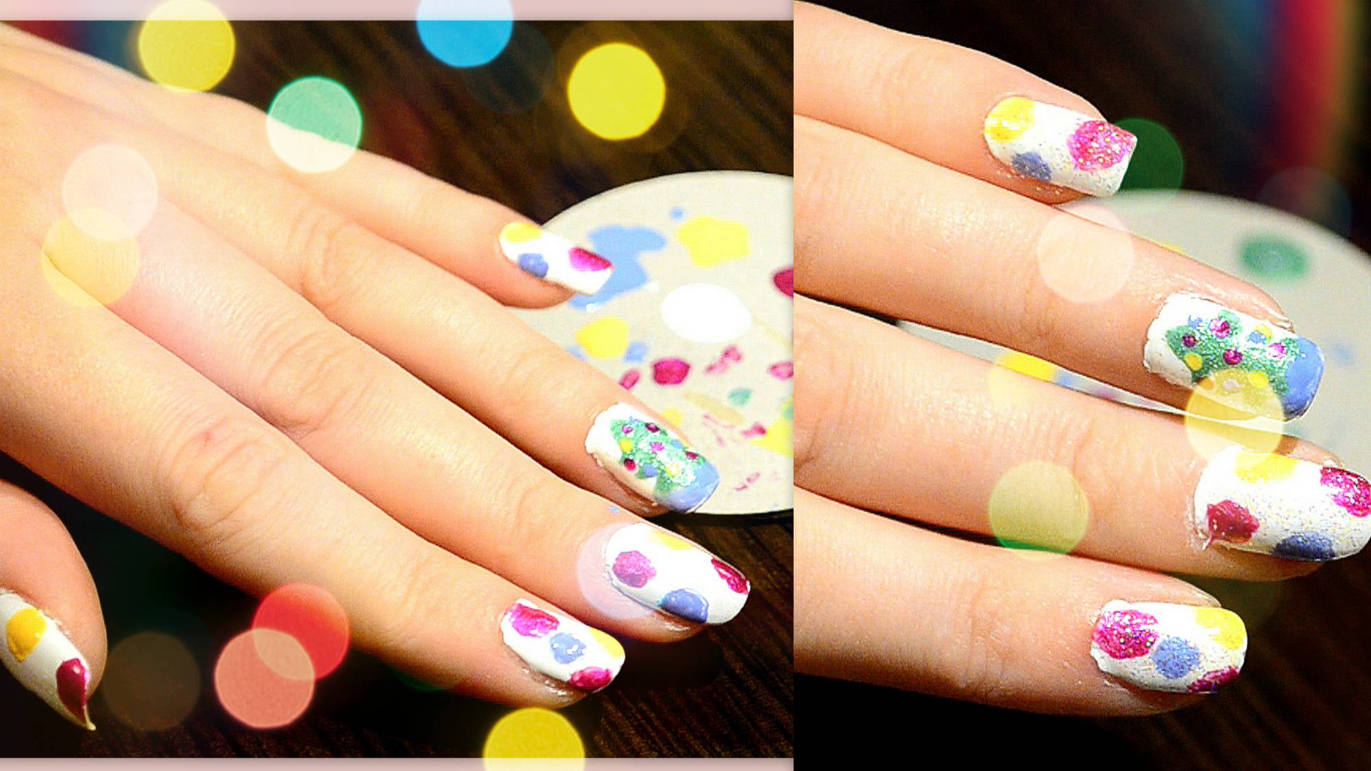 Новогодний маникюр ❤ третий вариант на 2015 год : ) смотреть онлайн