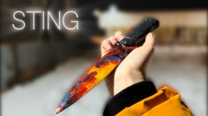 Как сделать нож Стинг из картона? | Sting 🧡«OIL SHEEN»❤️ standoff 2 DIY