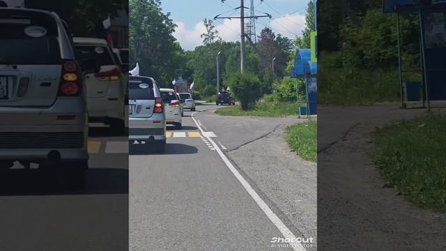 Автопробег ко Дню России. Спасск-Дальний