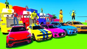 МУЛЬТФИЛЬМ ЧЕЛОВЕК-ПАУК И СПОРТИВНЫЕ МАШИНЫ МУЛЬТИКИ ПРО МАШИНКИ ДЛЯ ДЕТЕЙ