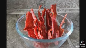 Джерки или мясные чипсы из свинины