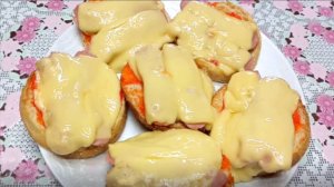 Горячие БУТЕРБРОДЫ в МИКРОВОЛНОВКЕ (три варианта)! Вкусный ЗАВТРАК!