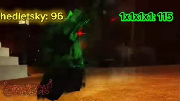 Shedletsky vs 1x1x1x1, but with Health Bar (PRO edit)