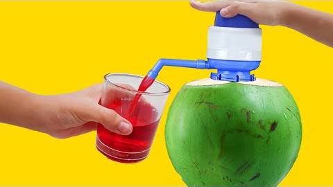 SIMPLE LIFE HACKS WITH COCONUT ! смотреть онлайн