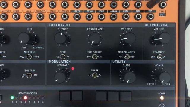 Behringer Crave Tutorial #3 - Filter смотреть онлайн