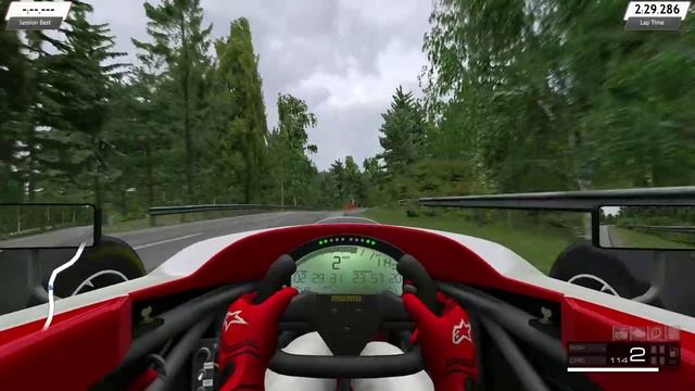 играю в Raceroom на практике