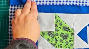 Красивое обрамление лоскутного блока