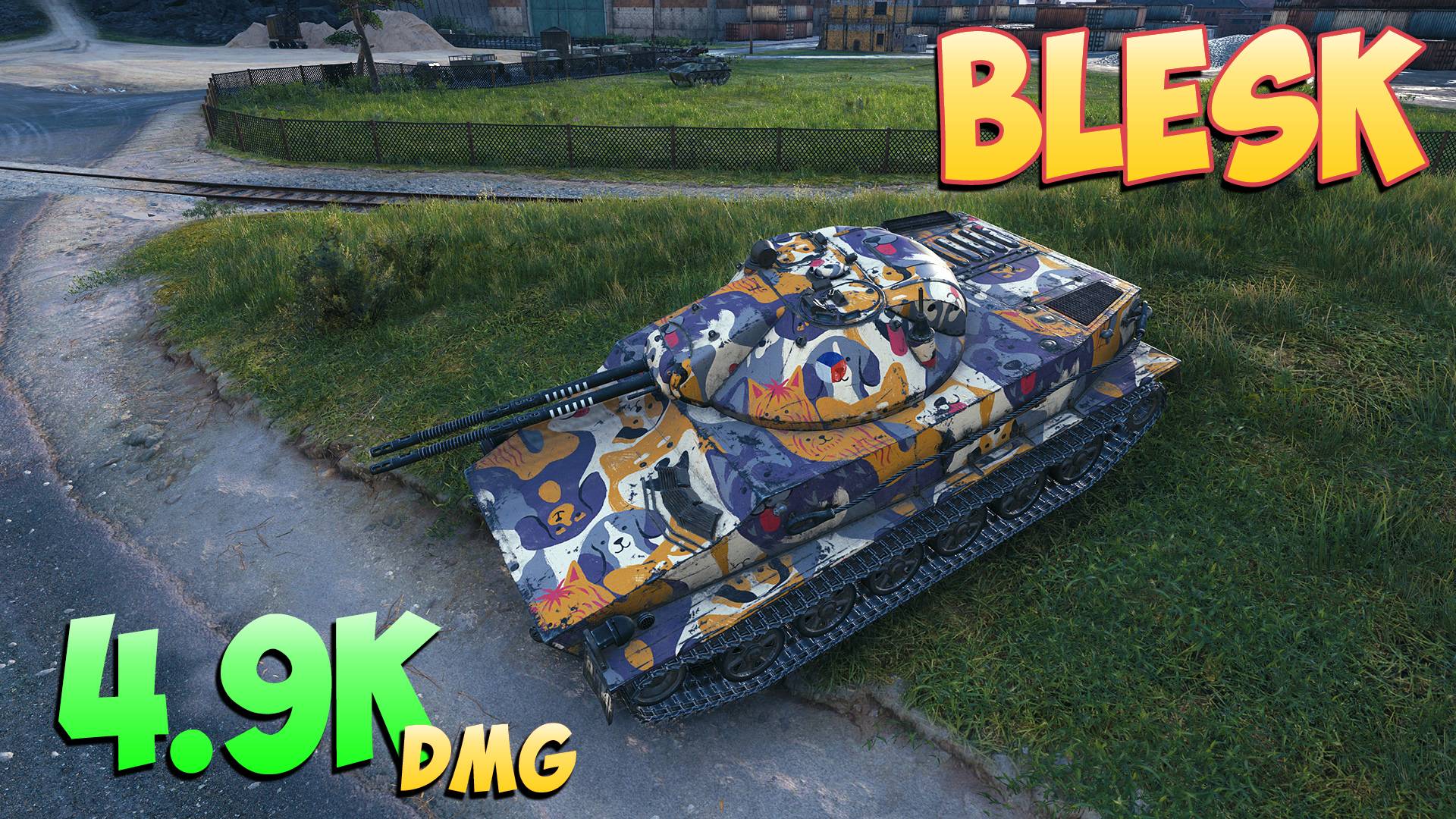 Blesk - 9 Фрагов 4.9K Урона - Прикольные аппараты! - Мир Танков