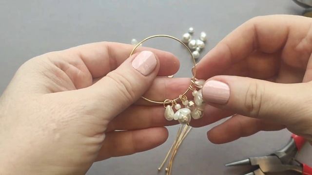 DIY Взяла нежные цветы и собрала сказочные сережки. Как за пол часа сделать украшение на вечер смотреть онлайн