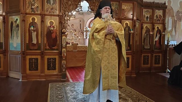 Слово в Неделю 1-ю по Пятидесятнице. Всех Святых, от века просиявших.mp4 смотреть онлайн