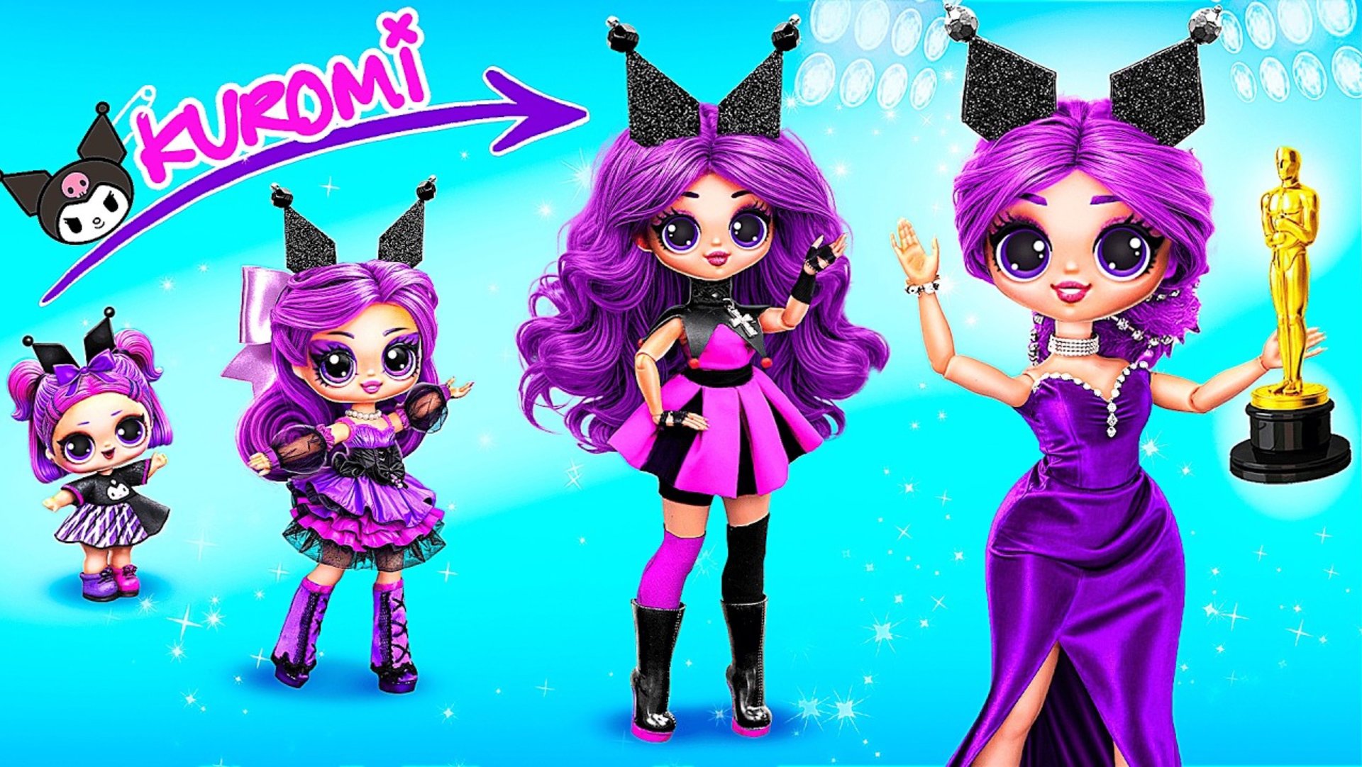 Взросление Куроми! Как я стала популярной! Поделки для кукол смотреть онлайн