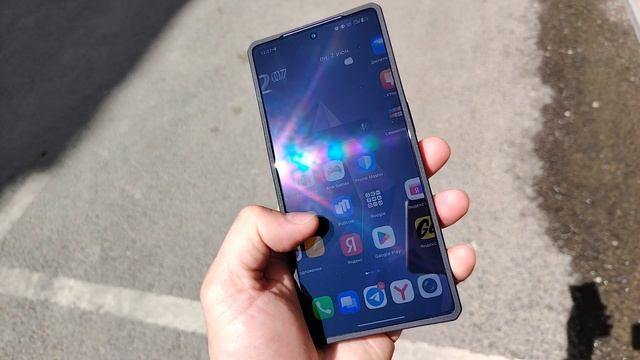 Infinix NOTE 50 Pro+ 5G+ - Читаемость экрана на солнце