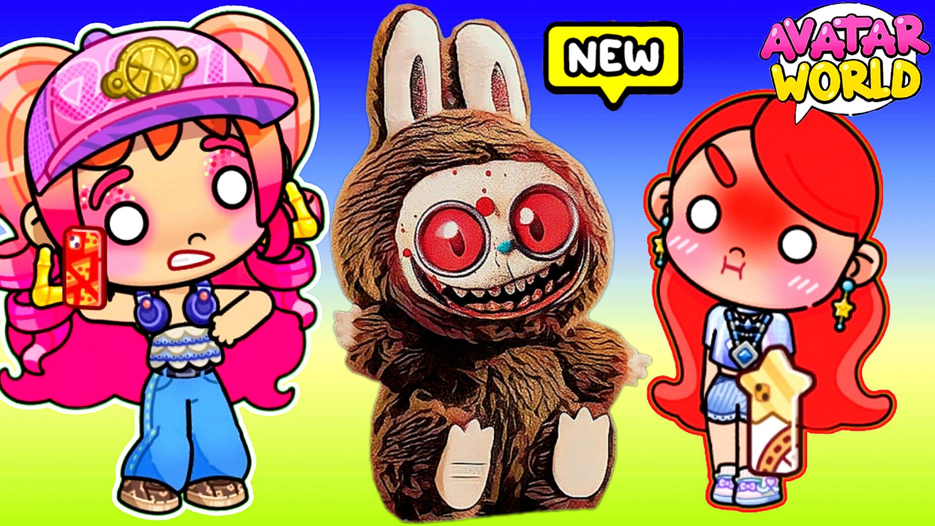 ЛАБУБУ становится сильнее 💪🏼 Каждый ищет метод против ЛАБУБУ ❤️Аватар Ворлд ХОРРОР❤️ #лабубу смотреть онлайн