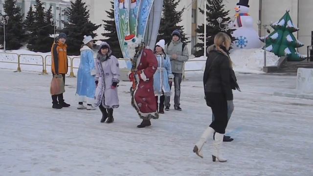 1 часть .31 12 10. Новый год . г.Саранск Дед Мороз и снегурочка . Оригинал. #53 смотреть онлайн