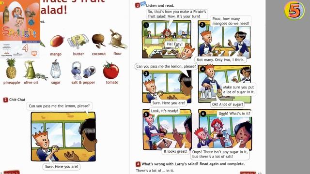 Spotlight 4. Стр. 42. Урок 5a (с. 42—43). Английский язык. Рабочая тетрадь. стр. 22. смотреть онлайн