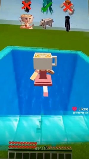 кто доплывёт до конца мобов Майнкрафта