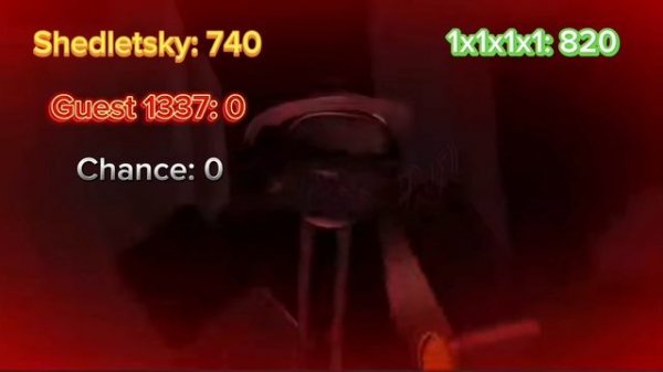 Shedletsky vs 1x1x1x1 the final battle, but with Health Bar (PRO edit)