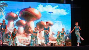 "Арабская ночь" на отчетном концерте спортивно-танцевального клуба Интро