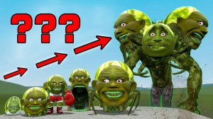 СРАВНЕНИЕ РАЗМЕРОВ ВСЕХ НОВЕЙШИХ ВЕРСИЙ ДЫНИ ЛИНЬ ГАН В ГАРРИС МОДЕ