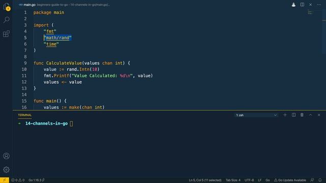 15 - Channels in Go смотреть онлайн