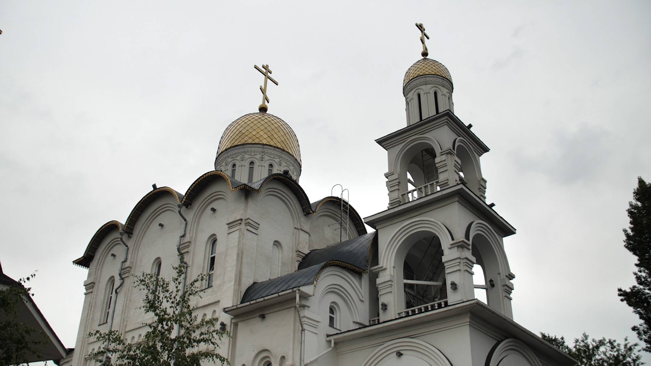 Освящение росписи Богоявленского храма смотреть онлайн