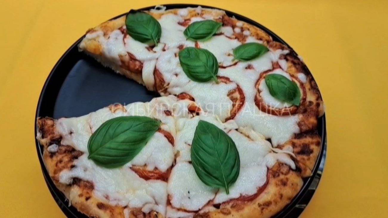 Идеальная круглая пицца с ветчиной дома! Домашнее тесто 🍕