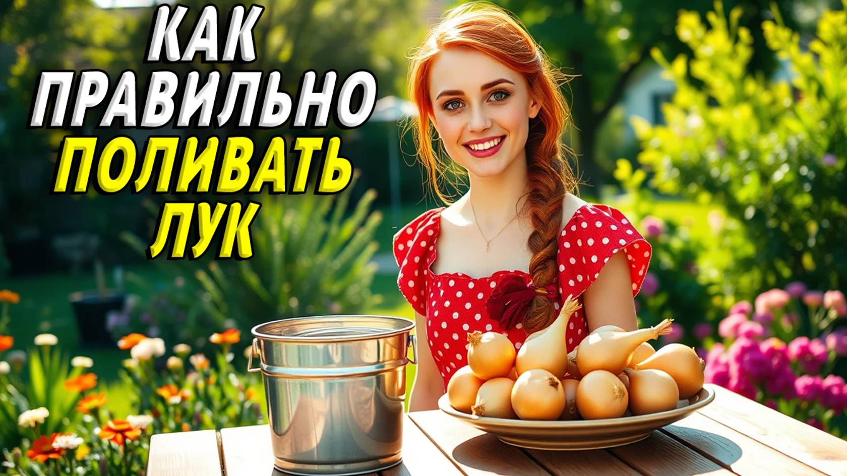 Как поливать лук смотреть онлайн