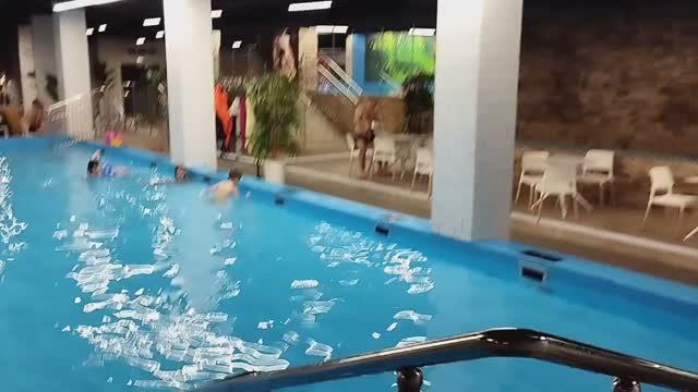 Термы Видное. Открытые и закрытые бассейны зимой. Обзор комплекса смотреть онлайн